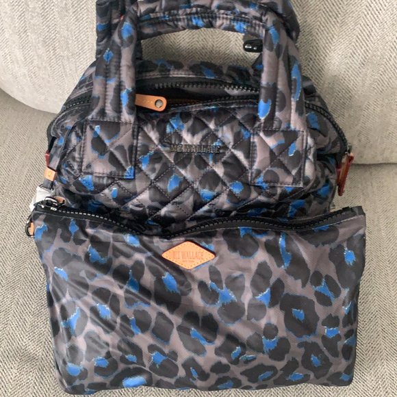 MZ Wallace Handbags - MZ Wallace Sutton small (Deluxe) Panther Medium Quilted crossbody $150